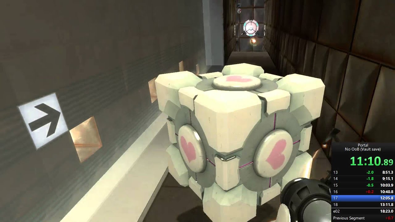 Portal inbounds speedrun på 