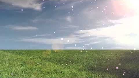 Floating Particles Open Field Motion Background