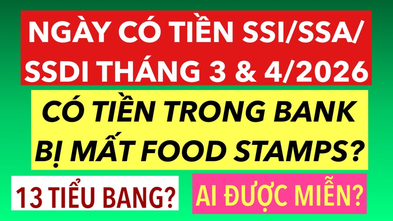 #989] Выплаты SSI/SSA/SDI за март и апрель 2026 г. Кто освобожден от проверки активов по программ...