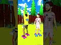 Messi, Ronaldo, and MrBeast Outdoor Roller Skate Challenge! 🛼 #Messi #Ronaldo #MrBeast