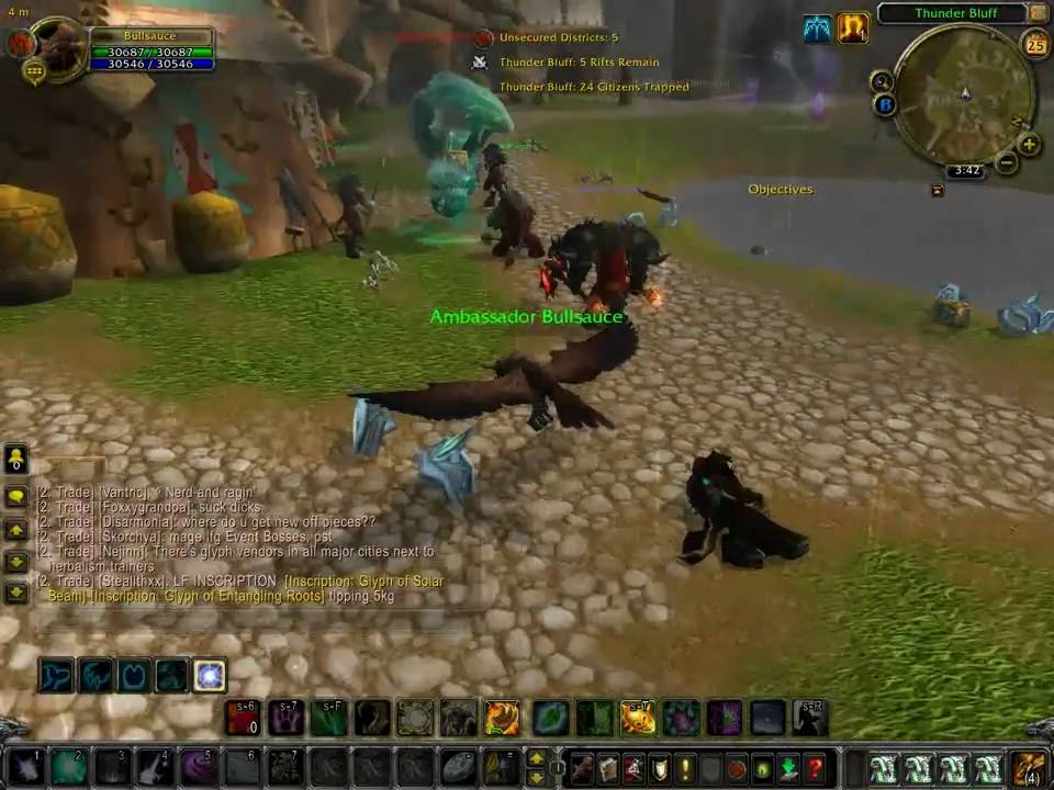 World of Warcraft - Flying in Azeroth on the PTR