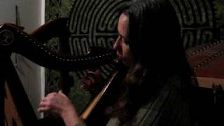 Gentle Maiden on my Wire-Strung Limerick Harp