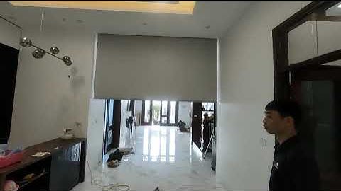 Rèm cuốn ngăn phòng điều khiển từ xa tại Việt trì Phú Thọ