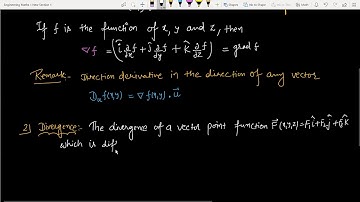 Gradient , Curl and Divergence| Lecture-09 | Unit-IV-Engg. Maths- Sem-I | by #Aryacollege