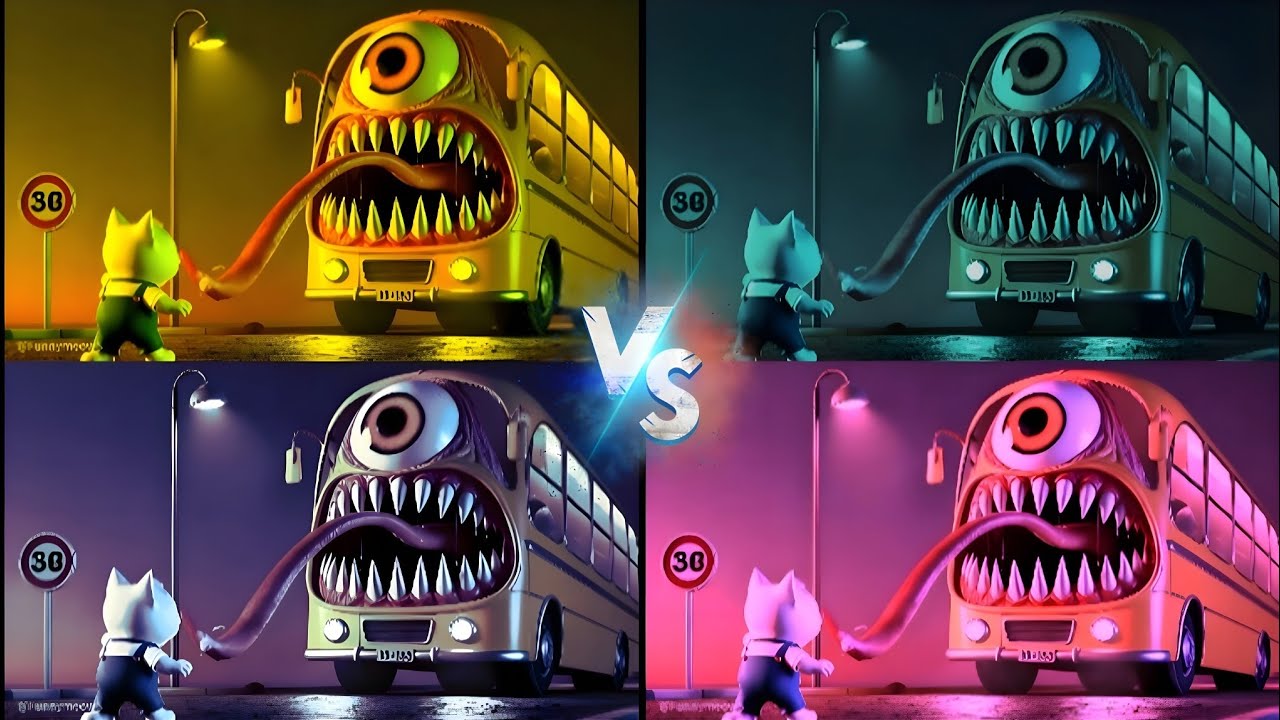 🚍🚍🚍SCHOOL BUS EATER 🚌🚌Coffin dance 🎵🎵🎵songs