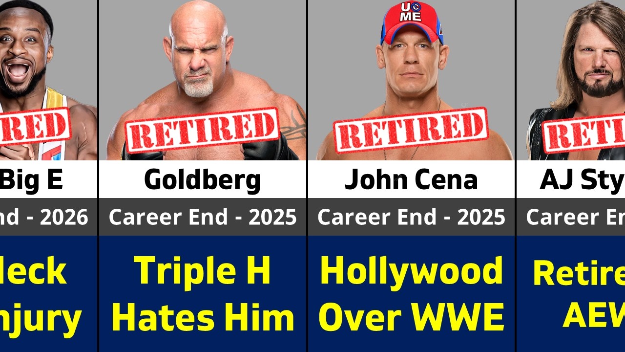 Why WWE Wrestlers Retired (2000-2026) – The Real Reasons Revealed!🔥 ...