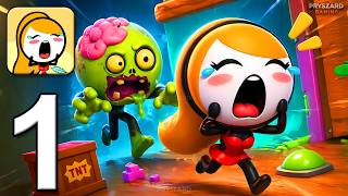 Save Her - Gameplay Walkthrough Part 1 - Draw To Save The Girl (iOS, Android)