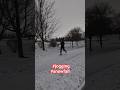 Maayka Snowfall | मायका 😍 | #dublin #columbus #ohio #jogging in #snowfall 🙌