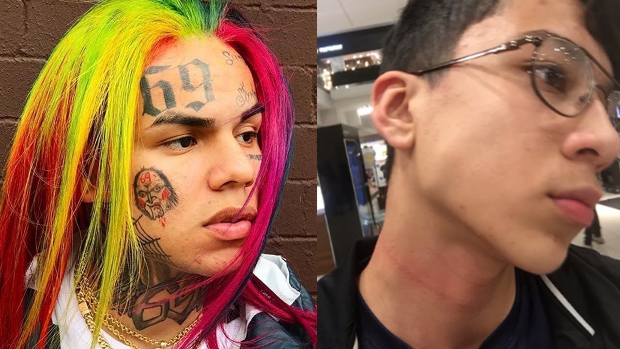 Tekashi69 6ix9ine Chokes Fan in Mall and Makes Him Delete Video Recording -...