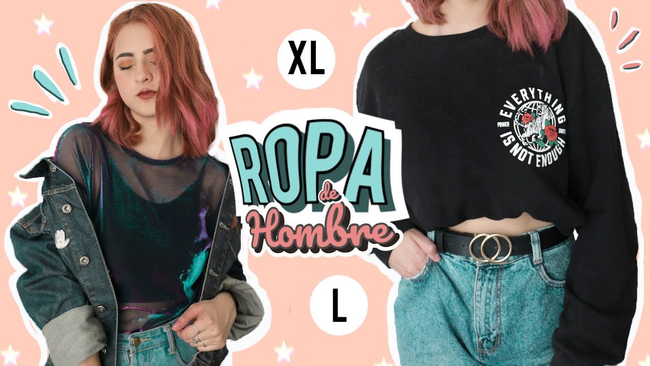 COM0 LUCIR GENIAL AL USAR ROPA DE HOMBRE/ Outfits con ropa de hombre -  YouTube