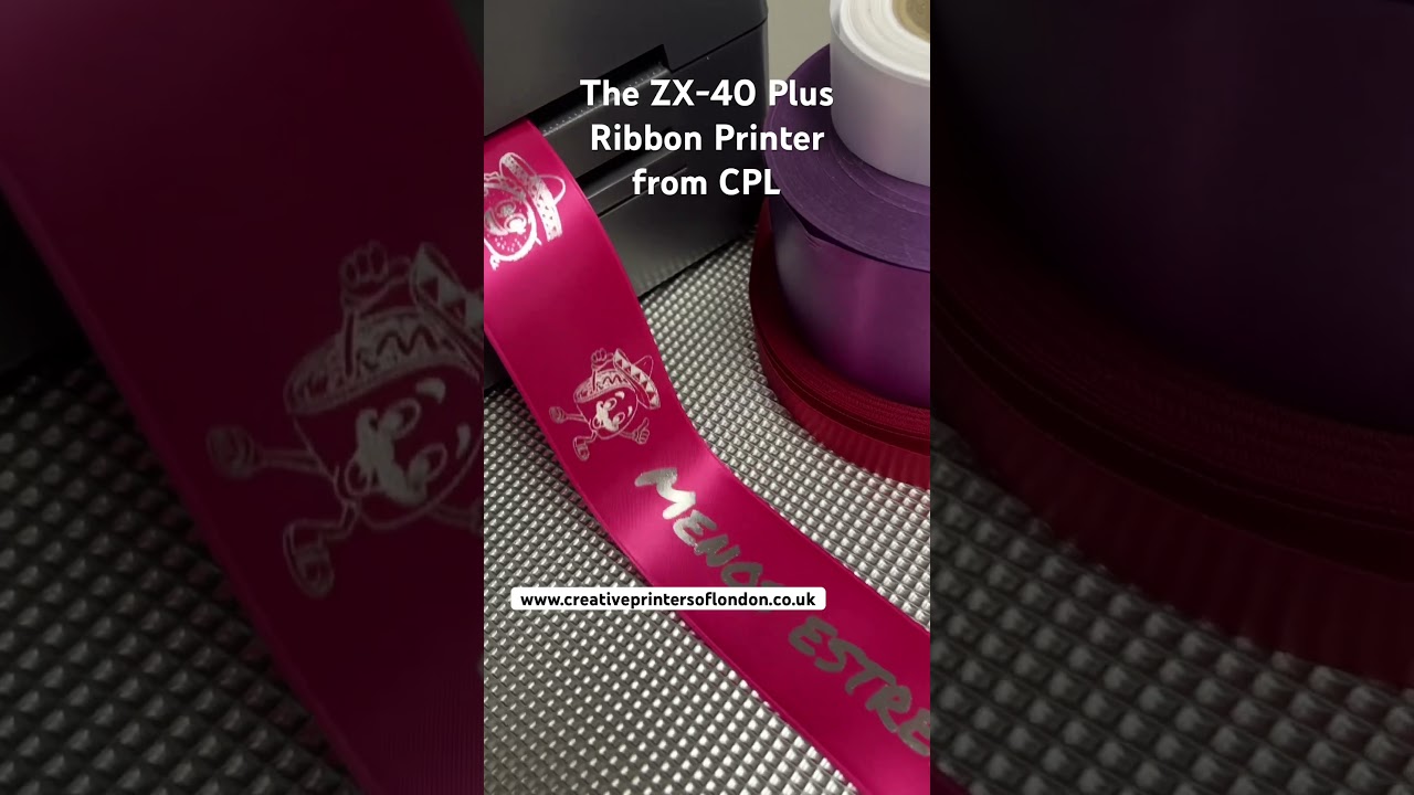 The world famous ZX-40 Ultra Ribbon Printer from Creative Printers