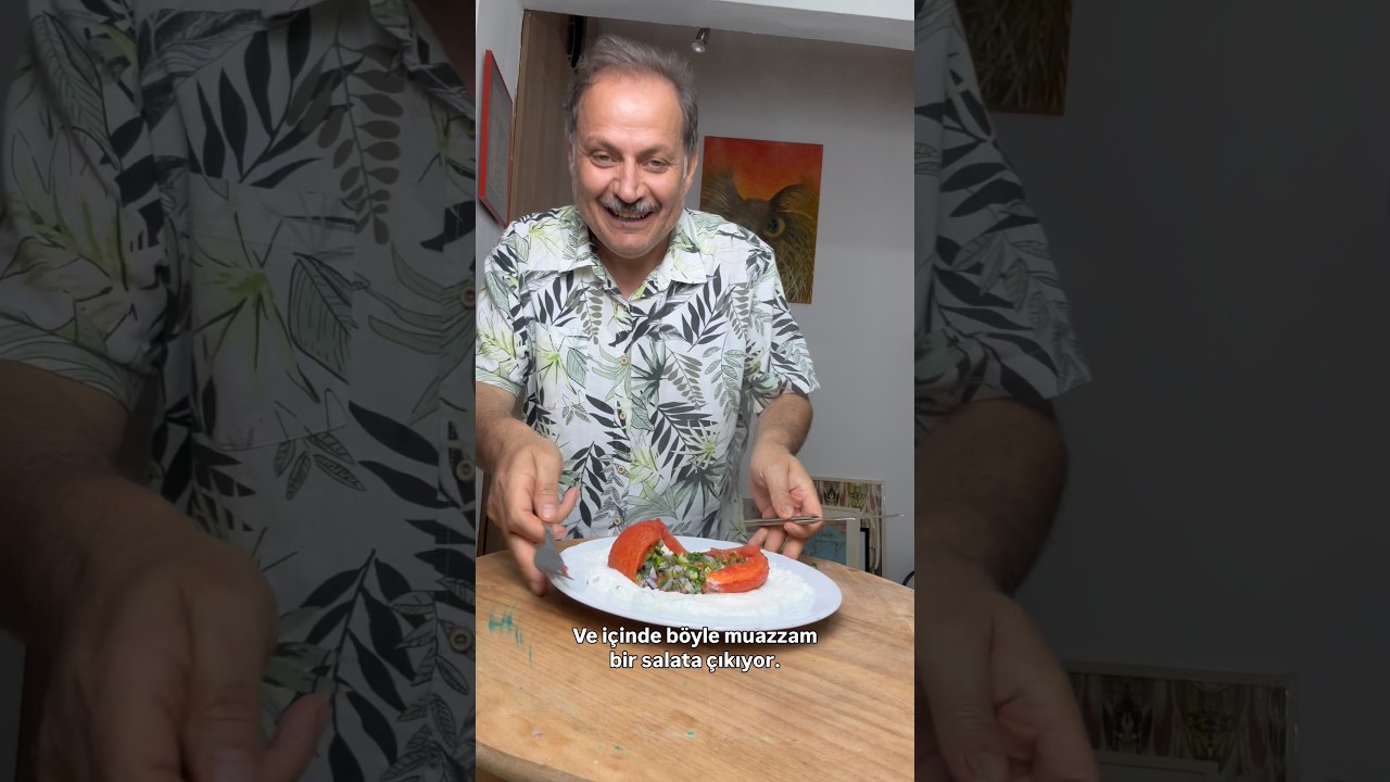 Domates Dolması Salatası Hem Kahvaltı Hem Yemek Niyetine #yemektarifi #yemektarifleri #yemek