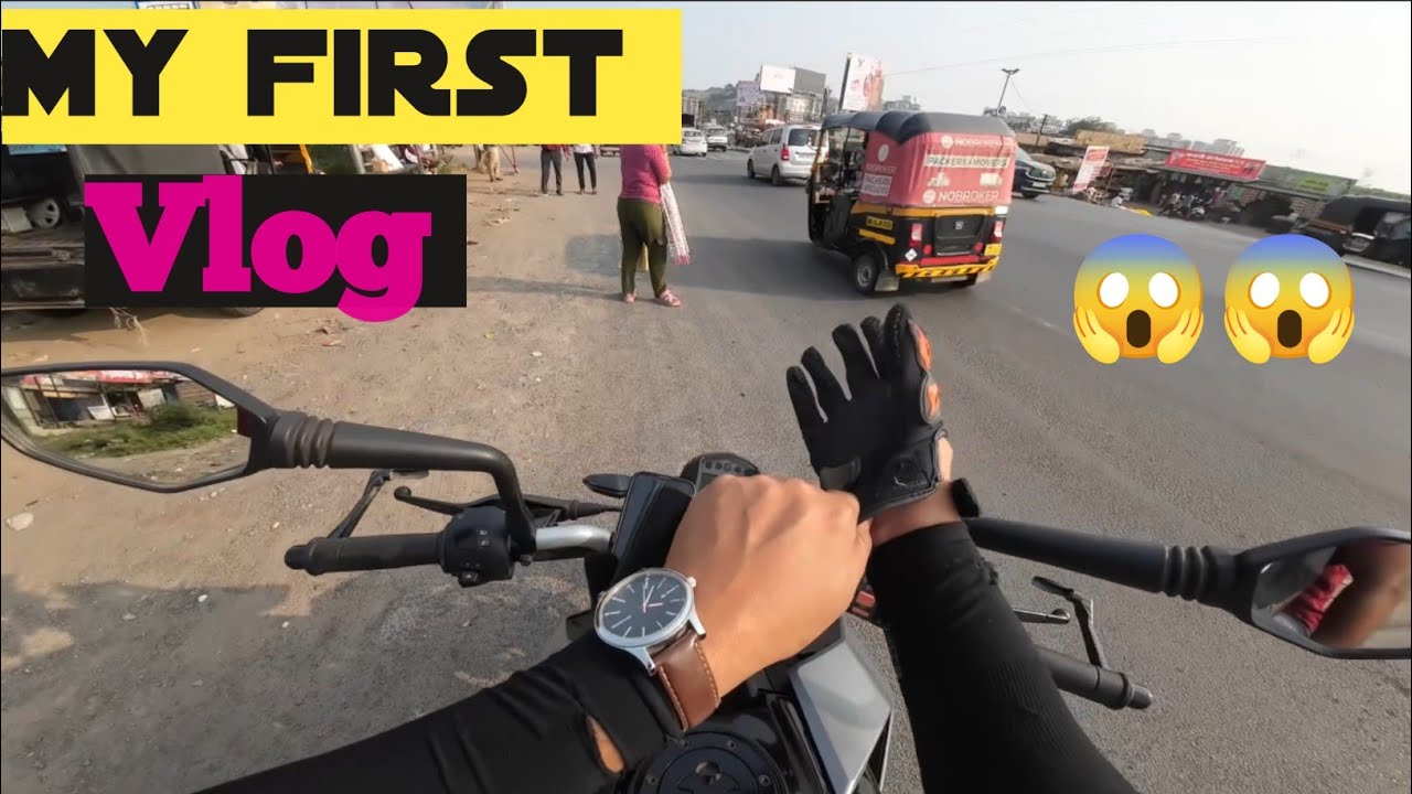 My first bike vlog | Pune travel bike | first vlog for family 