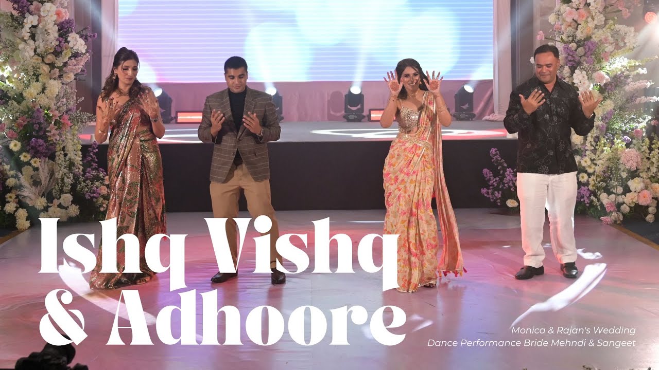 Ishq Vishq & Adhoore || Monica & Rajan's Wedding Dance Performance ...