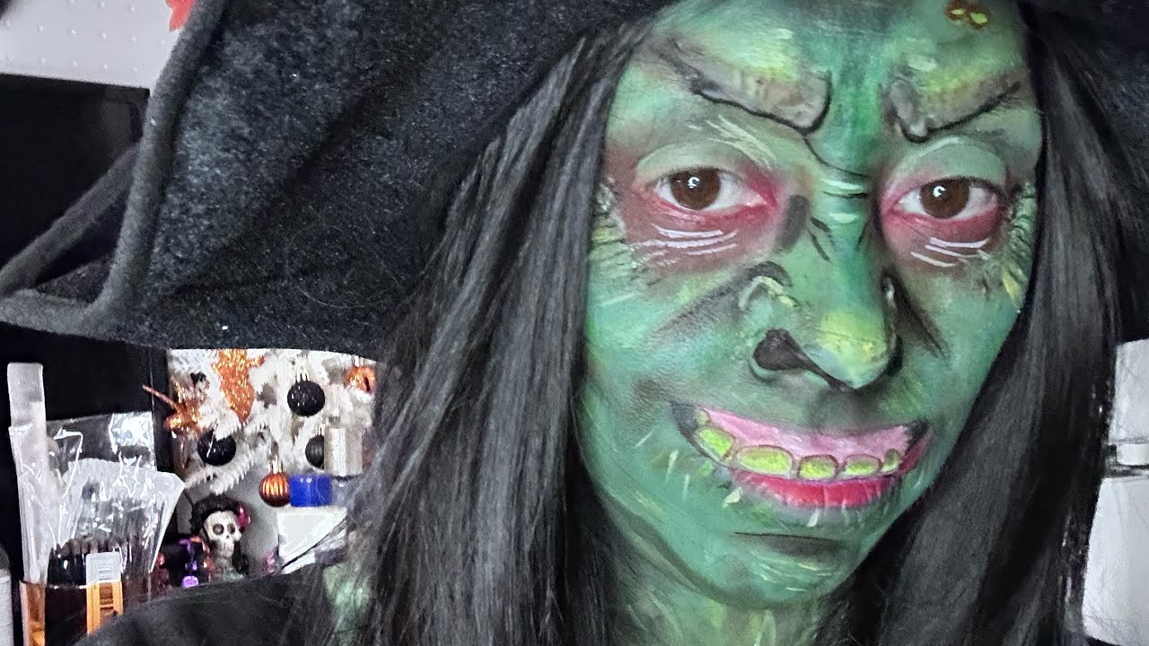 Hermosa bruja 🧙‍♀️ maquillaje de Halloween # 1 