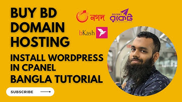 How to Buy Domain Hosting by Bkash Nogod or Rocket & install Wordpress in it