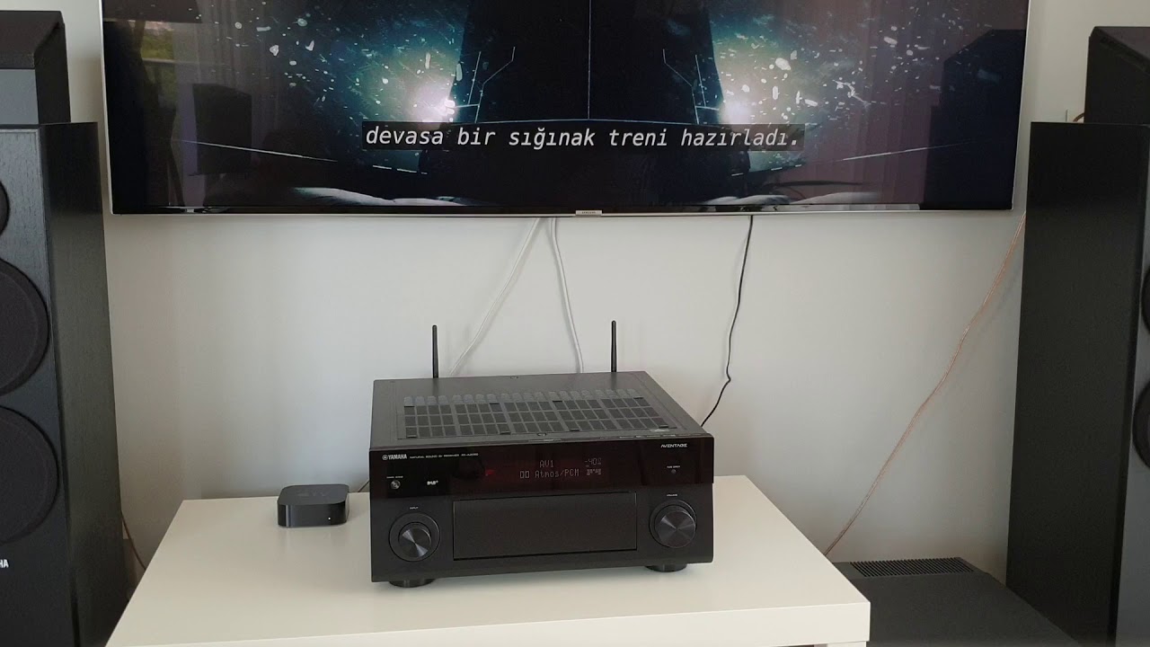 Ns-F150, Sony SS Atmos, Pioneer Bs22A, Sony sa cs9 Sub, Pioneer Sw110S sub Demo 4 Series 5.2.4 Atmos