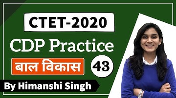 Target CTET-2020 | CDP Practice Class-43 | Let