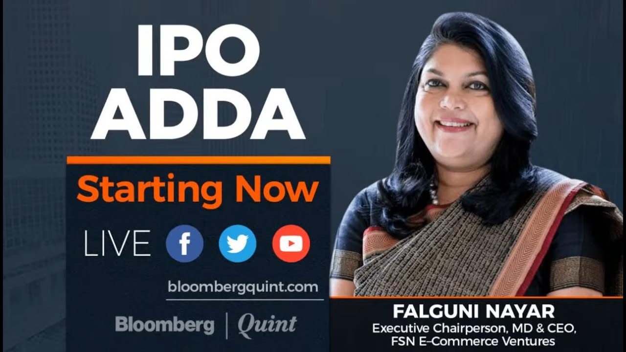 IPO Adda With Nykaa's Falguni Nayar - YouTube