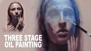 Oil Painting Process Of "Renewal". Includes every brush stroke!