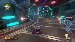 Mario Kard 8  Bell Cup  Course 1  koopa city on emulator cemu WII U