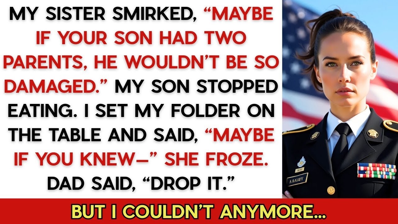 My Sister Smirked and Said, “Maybe If Your Son Had Two Parents, He Wouldn’t Be Such a Mess…”