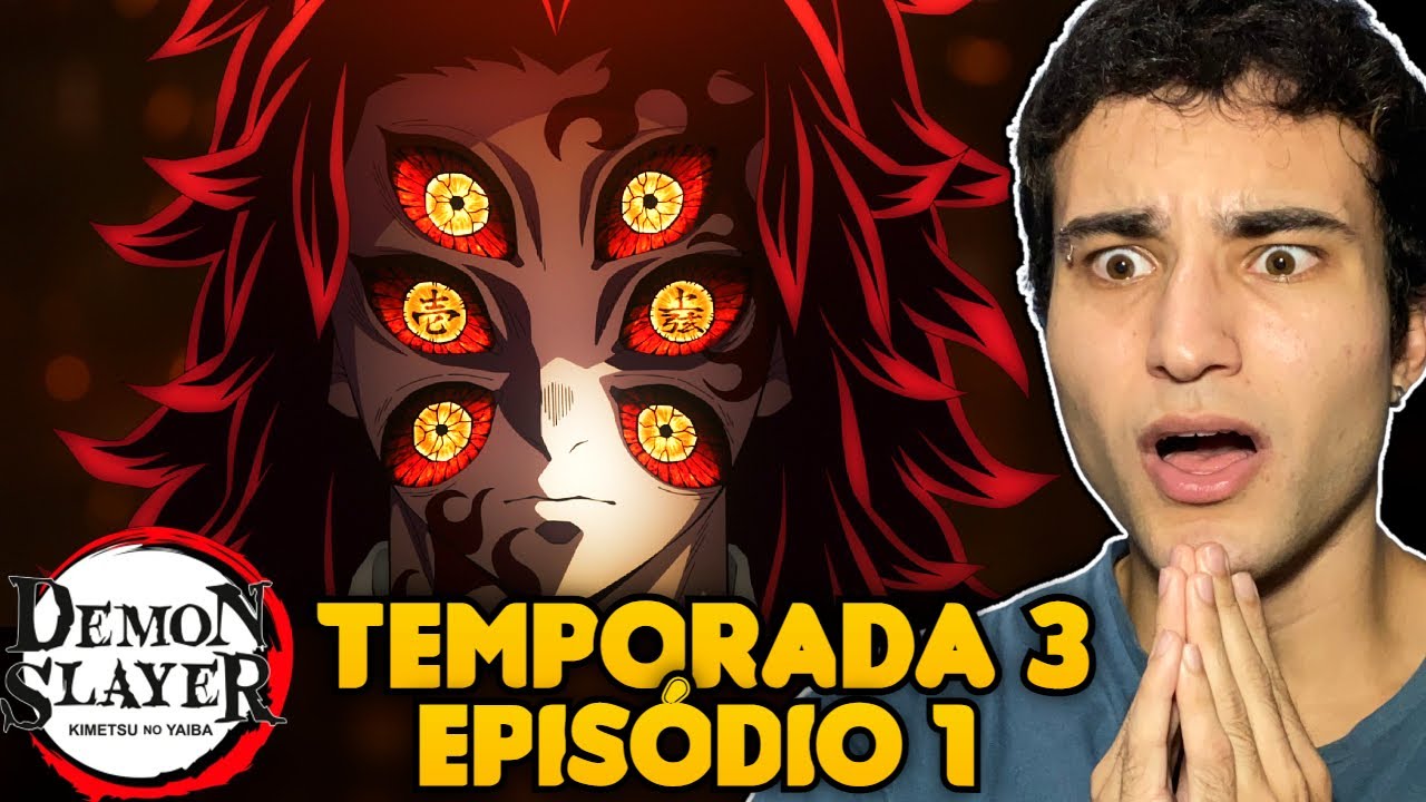 A REUNIÃO DOS LUAS SUPERIORES! React Demon Slayer EP. 1 Temporada 3 -  KIMETSU NO YAIBA 