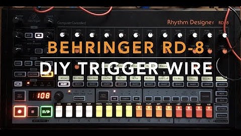 Behringer RD-8 DIY Clock Trigger Wire