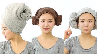 3 WAYS TO FOLD SAUNA TOWEL＊お風呂上がりもカワイク！女子力バツグン「タオルの巻き方」３選