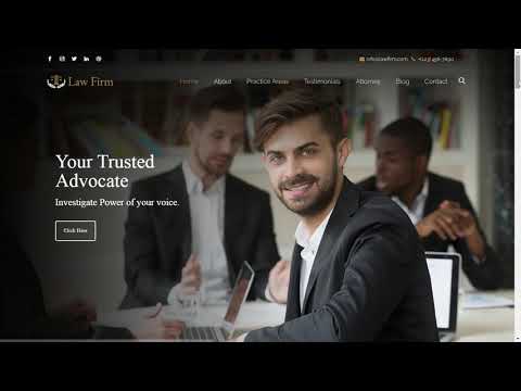 Lawyer Firm Website Business HTML Template