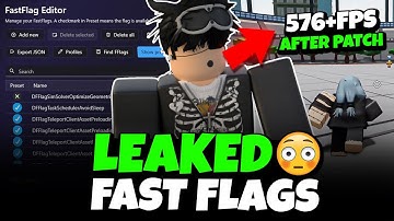 LEAKING Voidstrap Fast Flags for Roblox After the NEW PATCH! 😳 (FPS BOOST + LOW PING)