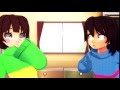 【MMDundertale】Mushroom Dance【Frisk & Chara】