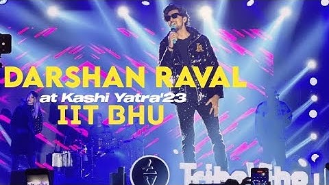 Darshan Raval performing at Kashiyatra 2023| IITBHU