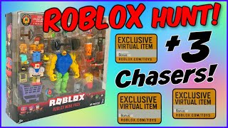 Lot of 4 New Roblox Celebrity Series 3 Toys W/ Virtual Item Code, Bonus  Chaser?