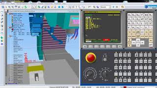 Cnc simulation of drilling multiple holes on milling machine