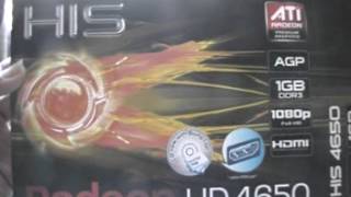 HIS Radeon HD 4650  Video Card - , DVI, VGA, AGP