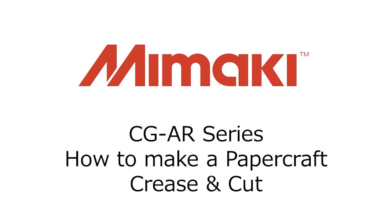 CG-AR Series How to make a Papercraft - YouTube