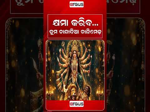କ୍ଷମା କରିବ, ତୁମ ଚାନ୍ଦାଦିଆ ଚାନ୍ଦିମେଢ଼ | Argus News | Durga Puja Special