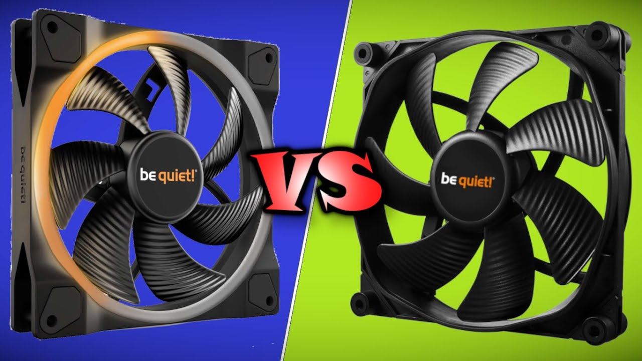 Review: Be Quiet! Light Wings vs Silent Wings 3 - 140mm Fans - YouTube