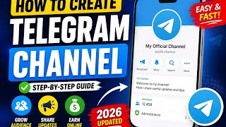 How to Create Telegram Channel 2026