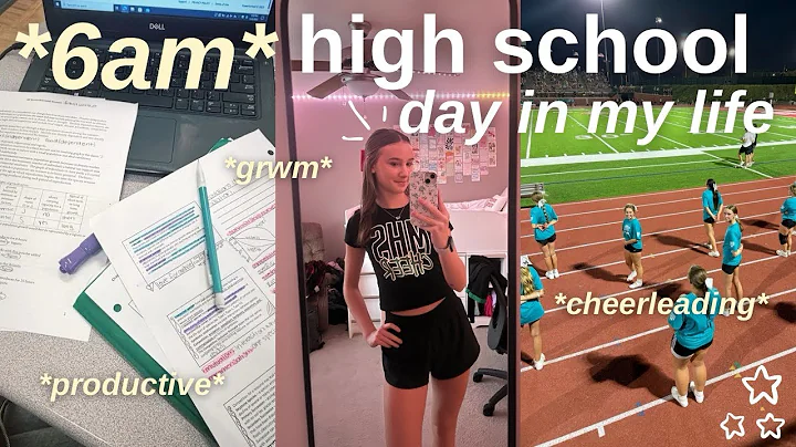 6AM HIGH SCHOOL DAY IN MY LIFE*productive, grwm, cheerleading*