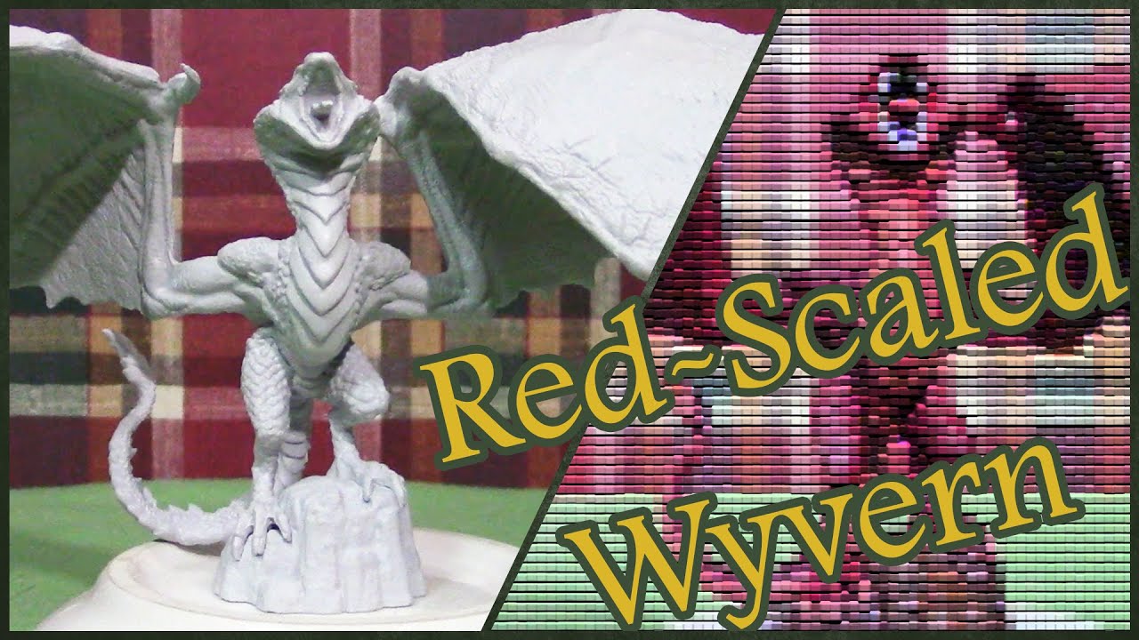 D&D Red-Scaled Wyvern Speedpaint | Nolzur's Marvelous Miniatures 4 | Ark Thompson