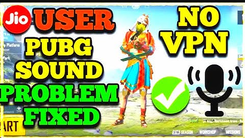 HOW TO FIX MIC GLITCH IN JIO SIM | MIC GLITCH FIX | PUBG SOUND PROBLEM FIXED || PUBG MIC NOT WORKING