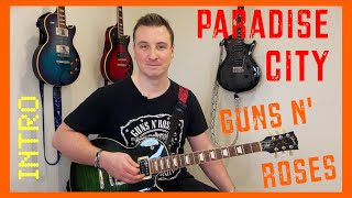 How Slash 🎩 REALLY plays the Paradise City intro 🏝️ Guns N' Roses (Part 1 4K Guitar Lesson   Tab)