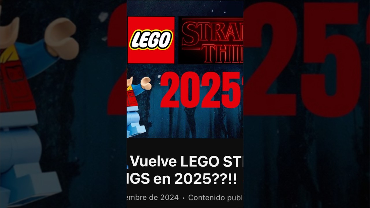 Nuestra predicción se cumplió: LEGO x Stranger Things 2025!! 