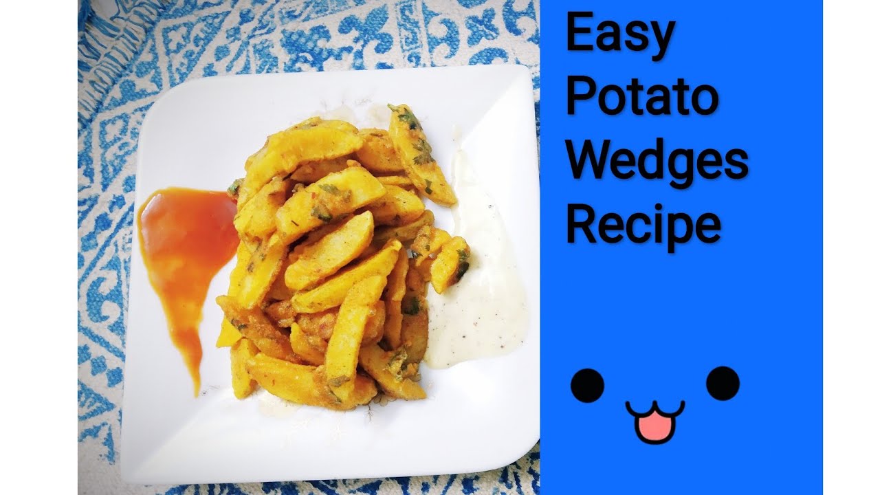 রেস্টুরেন্ট স্টাইল পটেটো ওয়েজেস Crispy Potato Wedges Fried Potato