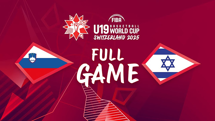 Quarter-Finals | Slovenia v Israel | Full Basketball Game |FIBA U19 Basketball World Cup 2025