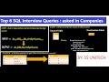 Top 6 SQL Tricky Interview Questions | Accenture SQL Interview Questions | SQL Server | Part 49