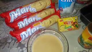 Pastel Pave Con Galletas Maria