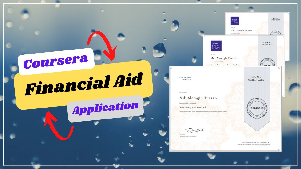 Coursera Financial Aid Application Guide 2021|| Approved || - YouTube
